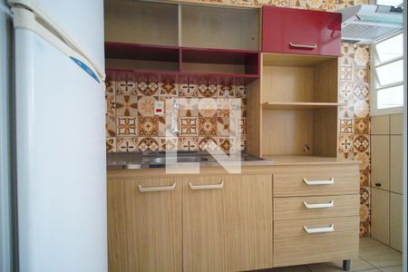Cozinha de kitnet/studio para alugar com 1 quarto, 28m² em Protásio Alves, Porto Alegre