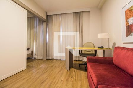 Sala de apartamento à venda com 1 quarto, 40m² em Alphaville Industrial, Barueri