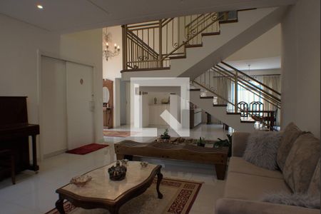 Sala 2 de casa de condomínio à venda com 6 quartos, 388m² em Alphaville Dom Pedro, Campinas