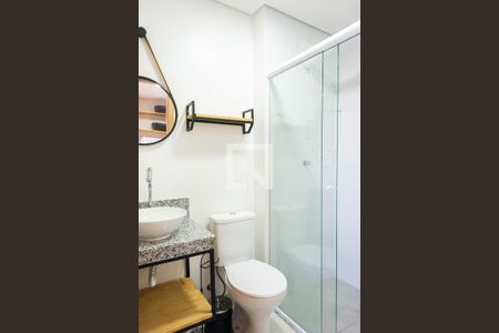 Studio para alugar com 24m², 1 quarto e sem vaga Studio para alugar com 24m², 1 quarto e sem vagaBanheiro