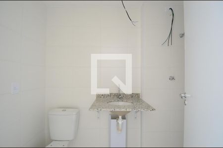 Banheiro de kitnet/studio à venda com 1 quarto, 24m² em Vila Clementino, São Paulo