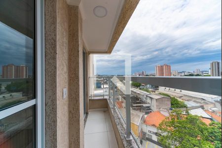 Varanda da Sala de apartamento para alugar com 2 quartos, 70m² em Casa Branca, Santo André