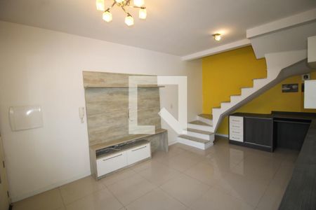 Sala de casa de condomínio à venda com 2 quartos, 100m² em Nossa Senhora das Gracas, Canoas