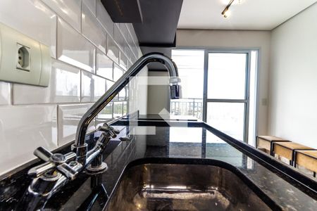 Studio para alugar com 32m², 1 quarto e 1 vagaDetalhe Pia da Cozinha