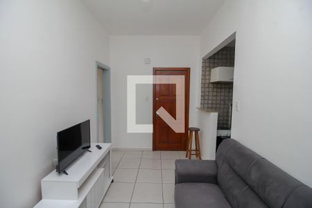 Sala de apartamento para alugar com 1 quarto, 40m² em Santa Teresa, Rio de Janeiro