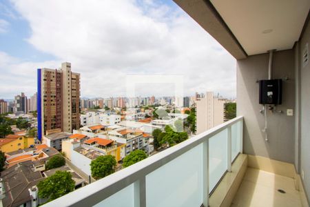 Varanda da sala de apartamento para alugar com 2 quartos, 63m² em Jardim, Santo André