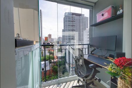 Varanda de apartamento à venda com 1 quarto, 33m² em Vila Mariana, São Paulo