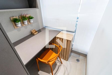 Studio para alugar com 27m², 1 quarto e sem vagaVaranda