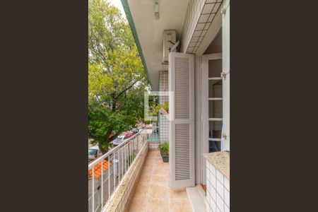 Varanda do Quarto de apartamento para alugar com 1 quarto, 48m² em Menino Deus, Porto Alegre