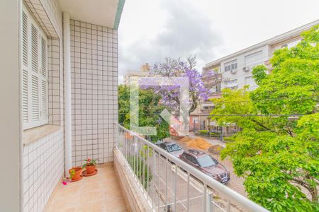 Varanda do Quarto de apartamento para alugar com 1 quarto, 48m² em Menino Deus, Porto Alegre