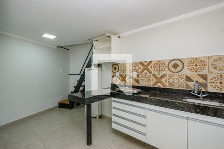 Sala - Cozinha de kitnet/studio para alugar com 1 quarto, 20m² em Minas Brasil, Belo Horizonte
