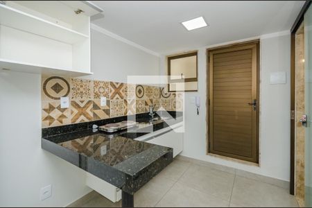 Sala - Cozinha de kitnet/studio para alugar com 1 quarto, 20m² em Minas Brasil, Belo Horizonte