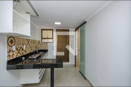 Sala - Cozinha de kitnet/studio para alugar com 1 quarto, 20m² em Minas Brasil, Belo Horizonte