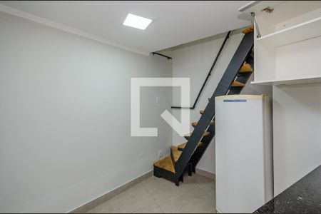 Sala - Cozinha de kitnet/studio para alugar com 1 quarto, 20m² em Minas Brasil, Belo Horizonte