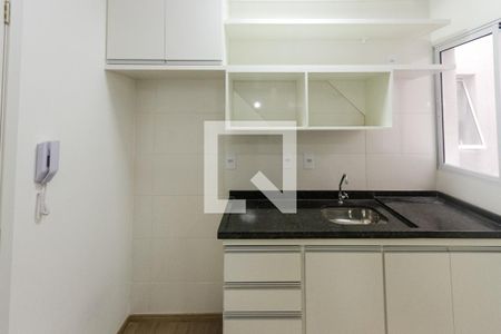 Cozinha de kitnet/studio à venda com 1 quarto, 24m² em Jardim Independência, São Paulo