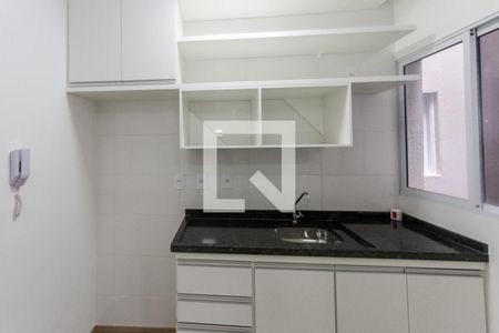Cozinha de kitnet/studio à venda com 1 quarto, 24m² em Jardim Independência, São Paulo