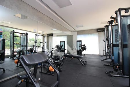 Área comum - Academia de apartamento para alugar com 1 quarto, 38m² em Norte (águas Claras), Brasília