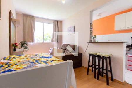 Sala de apartamento para alugar com 2 quartos, 50m² em Vila Ina, São José dos Pinhais