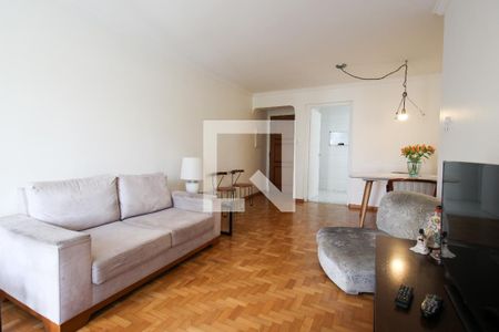 Sala de apartamento para alugar com 2 quartos, 83m² em Indianópolis, São Paulo