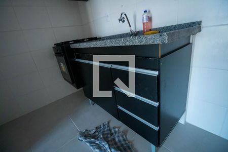 Cozinha de casa de condomínio para alugar com 1 quarto, 28m² em Sítio Morro Grande, São Paulo