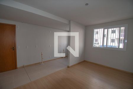 sala - cozinha de apartamento para alugar com 2 quartos, 42m² em Santo Afonso, Novo Hamburgo