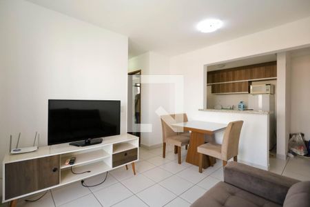 Sala de apartamento para alugar com 2 quartos, 54m² em Village Veneza, Goiânia