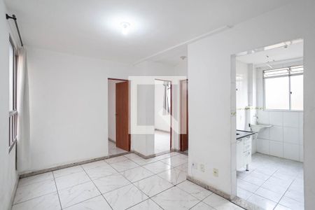 Sala  de apartamento à venda com 2 quartos, 45m² em Jardim Leblon, Belo Horizonte