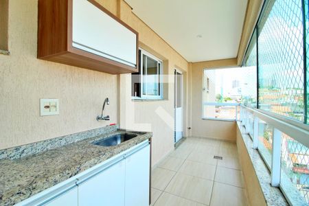Varanda gourmet de apartamento para alugar com 3 quartos, 163m² em Bangú, Santo André