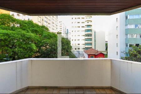 Varanda da Sala de apartamento à venda com 3 quartos, 158m² em Jardim Paulista, São Paulo