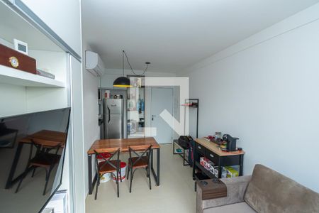 Sala de Estar/Jantar de apartamento à venda com 1 quarto, 39m² em Jardim Guanabara, Campinas