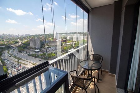 Sacada de kitnet/studio para alugar com 1 quarto, 22m² em Jardim das Acácias, São Paulo