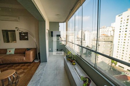 Sacada de apartamento à venda com 4 quartos, 300m² em Higienópolis, São Paulo