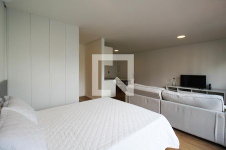 Suíte  de apartamento à venda com 1 quarto, 52m² em Indianópolis, São Paulo