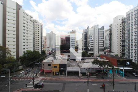 Vista  de apartamento à venda com 1 quarto, 52m² em Indianópolis, São Paulo