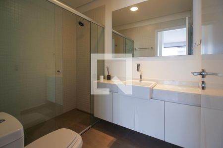 Banheiro  de apartamento à venda com 1 quarto, 52m² em Indianópolis, São Paulo