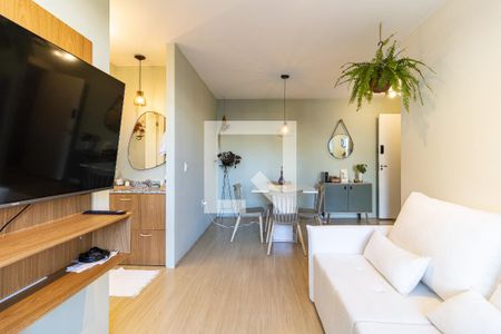 Sala de apartamento à venda com 1 quarto, 45m² em Vila Dom Pedro I, São Paulo