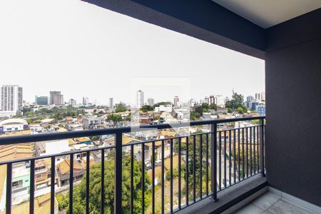 Varanda de kitnet/studio para alugar com 1 quarto, 20m² em Vila Esperança, São Paulo