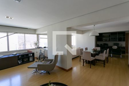 Sala de apartamento à venda com 3 quartos, 196m² em Anchieta, Belo Horizonte
