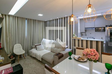 Sala de apartamento para alugar com 2 quartos, 50m² em Castelo, Belo Horizonte