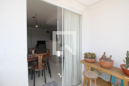 Varanda da Sala de apartamento para alugar com 1 quarto, 51m² em Vila Hortência, Sorocaba