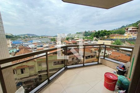 Varanda de apartamento à venda com 1 quarto, 53m² em Fátima, Niterói
