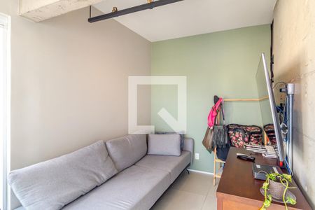 Sala de TV - Quarto Reversível de apartamento à venda com 1 quarto, 65m² em Santa Efigênia, São Paulo