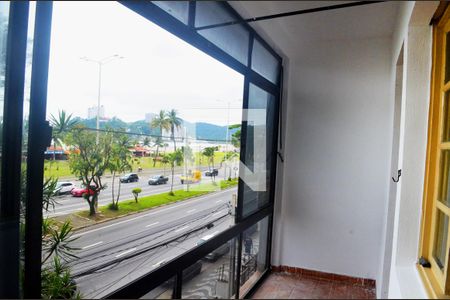 Varanda do Quarto 2 de apartamento para alugar com 3 quartos, 210m² em Itararé, São Vicente