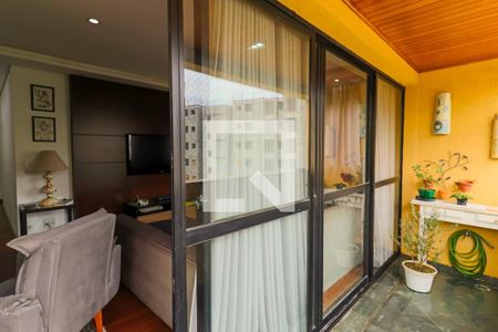 Varanda da Sala de apartamento à venda com 3 quartos, 166m² em Paraíso do Morumbi, São Paulo