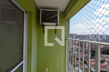 Varanda da Sala de apartamento para alugar com 2 quartos, 54m² em Encruzilhada, Santos