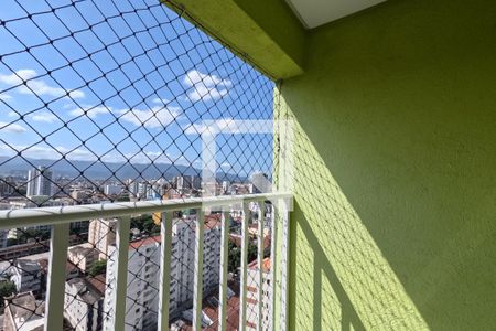 Varanda da Sala de apartamento para alugar com 2 quartos, 54m² em Encruzilhada, Santos