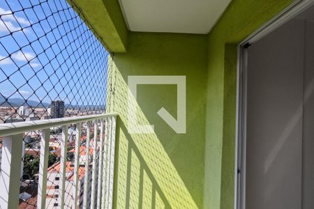 Varanda da Sala de apartamento para alugar com 2 quartos, 54m² em Encruzilhada, Santos