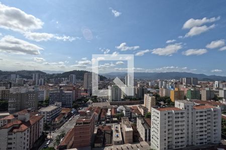 Vista da Varanda da Sala de apartamento para alugar com 2 quartos, 54m² em Encruzilhada, Santos