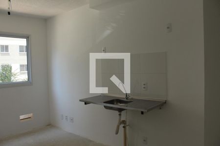 Sala/Cozinha de apartamento à venda com 1 quarto, 24m² em Jardim Santa Emília, São Paulo