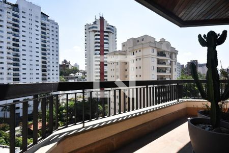 Varanda de apartamento à venda com 3 quartos, 206m² em Vila Andrade, São Paulo